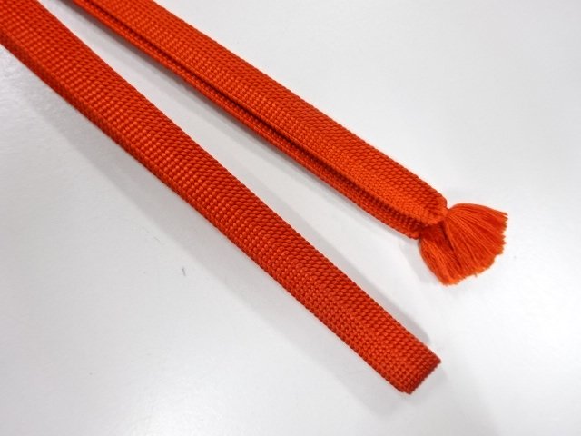  未使用品　正絹　帯留め用　手組三分紐